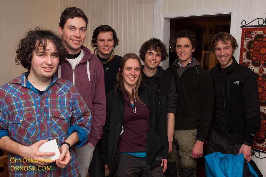 The Belgian students in February 2014